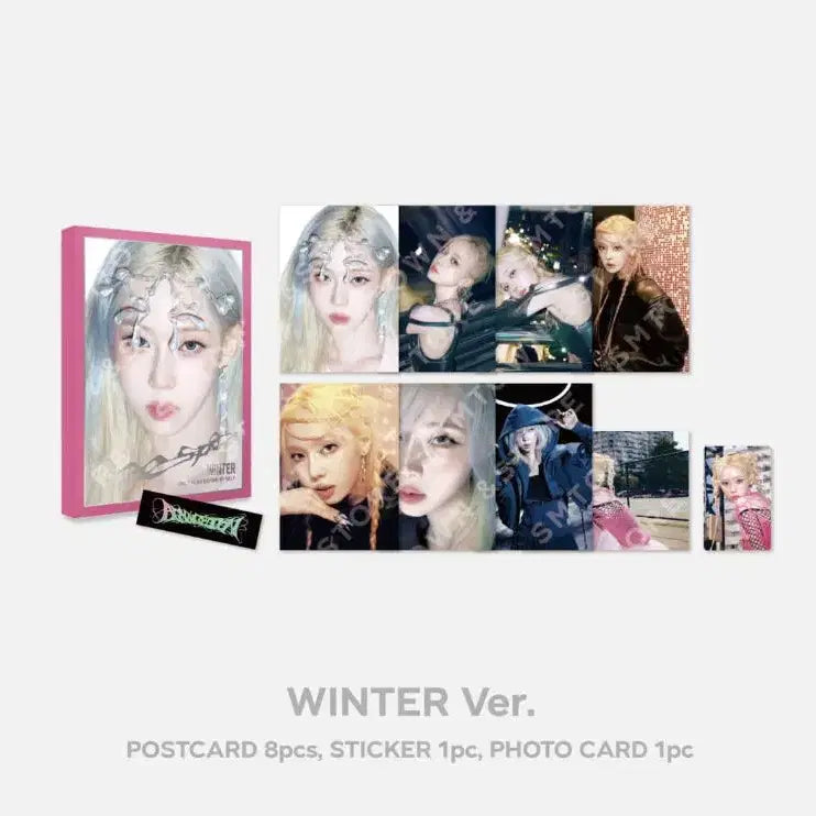 에스파 윈터 아마겟돈 포스트카드 포토카드 미개봉 새상품