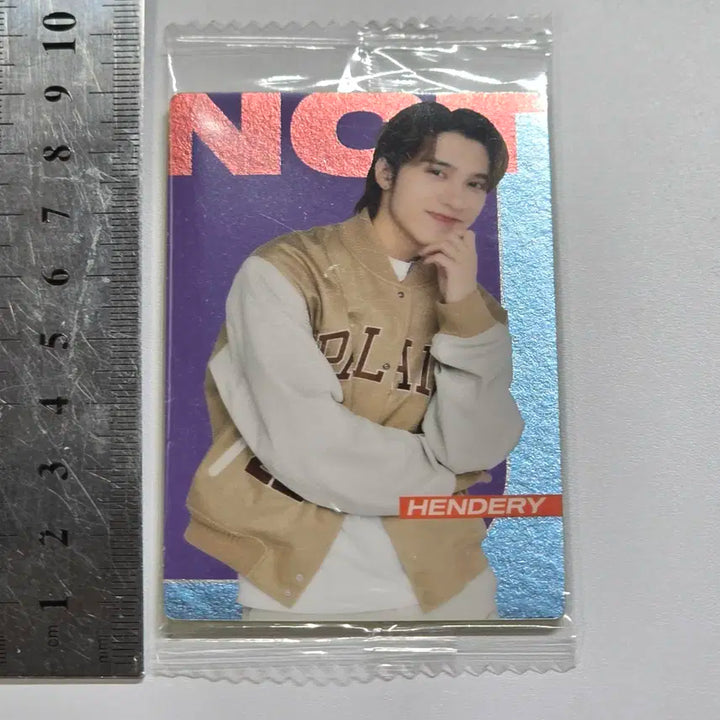 NCT 드림 헨드리 HENDERY 웨하스 스낵 일본 플라스틱 포토카드