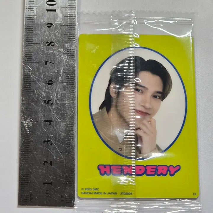 NCT 드림 헨드리 HENDERY 웨하스 스낵 일본 플라스틱 포토카드