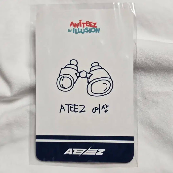 에이티즈 여상 애니티즈 일루젼 포토노트 포카