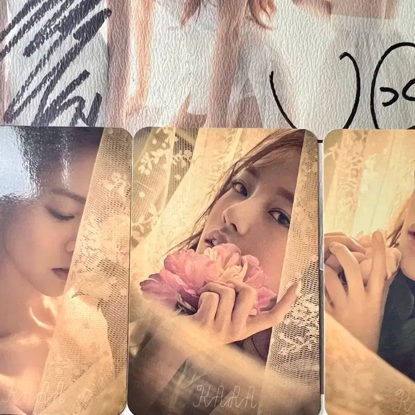오늘만5.5)카라 싸인 6집 미니 앨범(비매)한승연, 구하라, 허영지 포