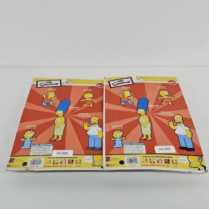 2002년도 출시 심슨  피규어 호머/바트 세트