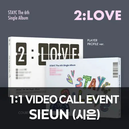 [Hallyu4U - Fansign] (8/2) AppleMusic - STAYC [2:LOVE] (1:1 Video Call Event)