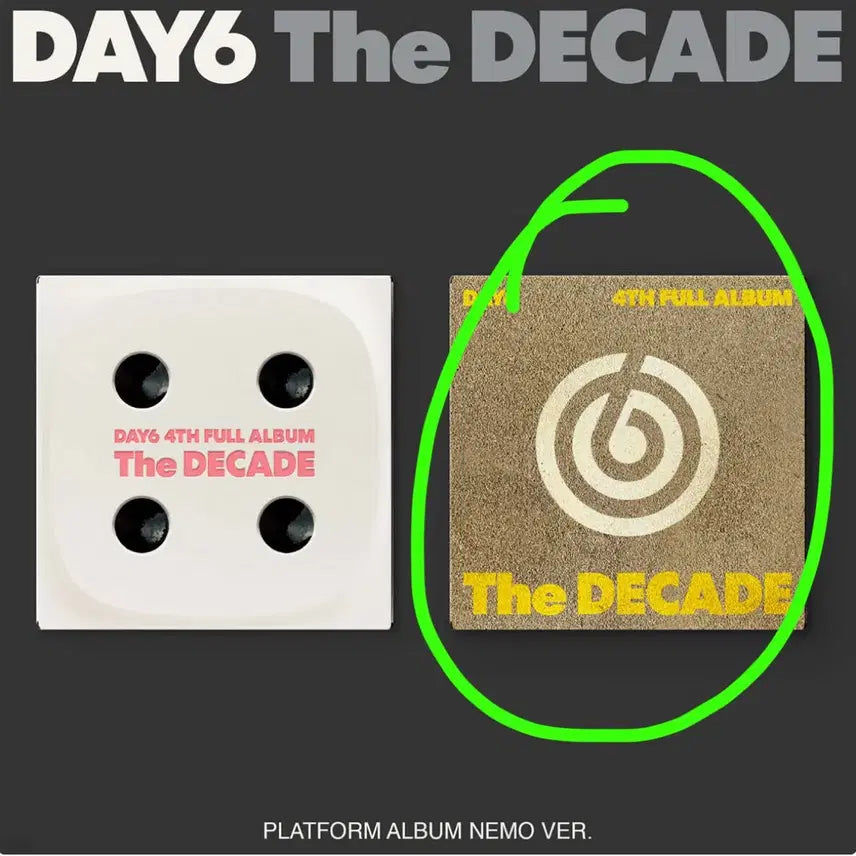 데이식스 더 데케이드 네모반 시티 버전 (큐알X)
