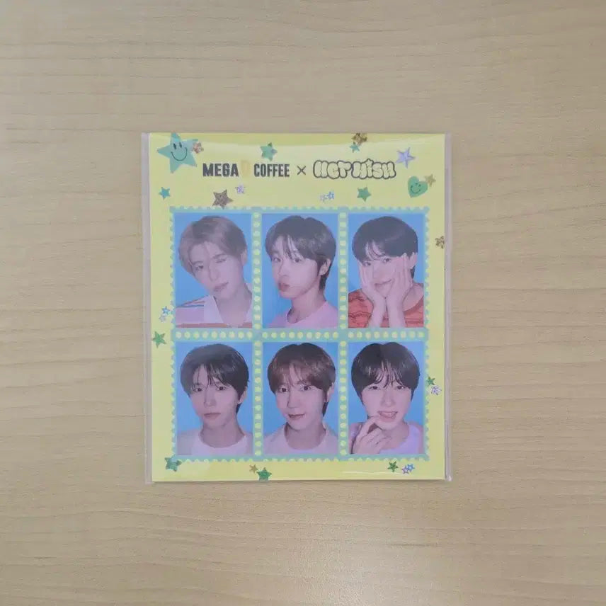 엔시티위시 메가커피 씰스티커