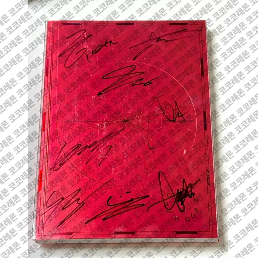 에이티즈 골든아워 파트2 미니앨범 친필 싸인 비매 ateez cd