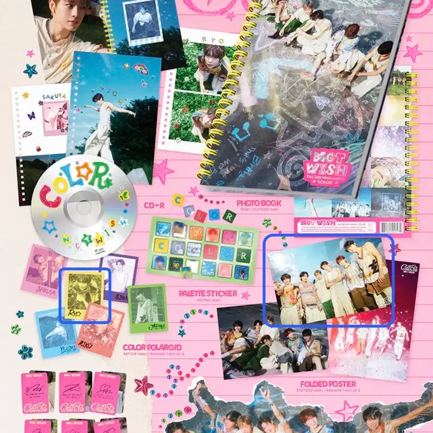 [위시] 미니 3집 COLOR (Photobook Ver.) 개봉앨범양도