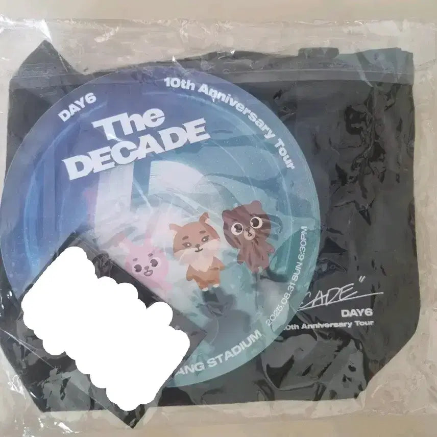 데이식스 10주년 콘서트 고양콘 입장 기프트 에코백 부채 포카없음