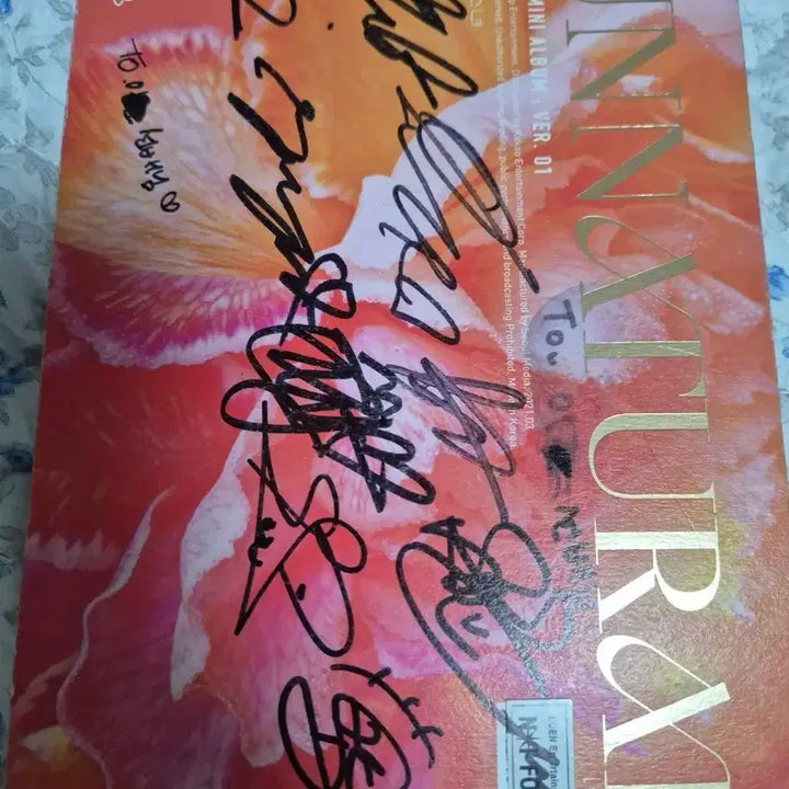 우주소녀 UNNATURAL 앨범 (친필 사인반)