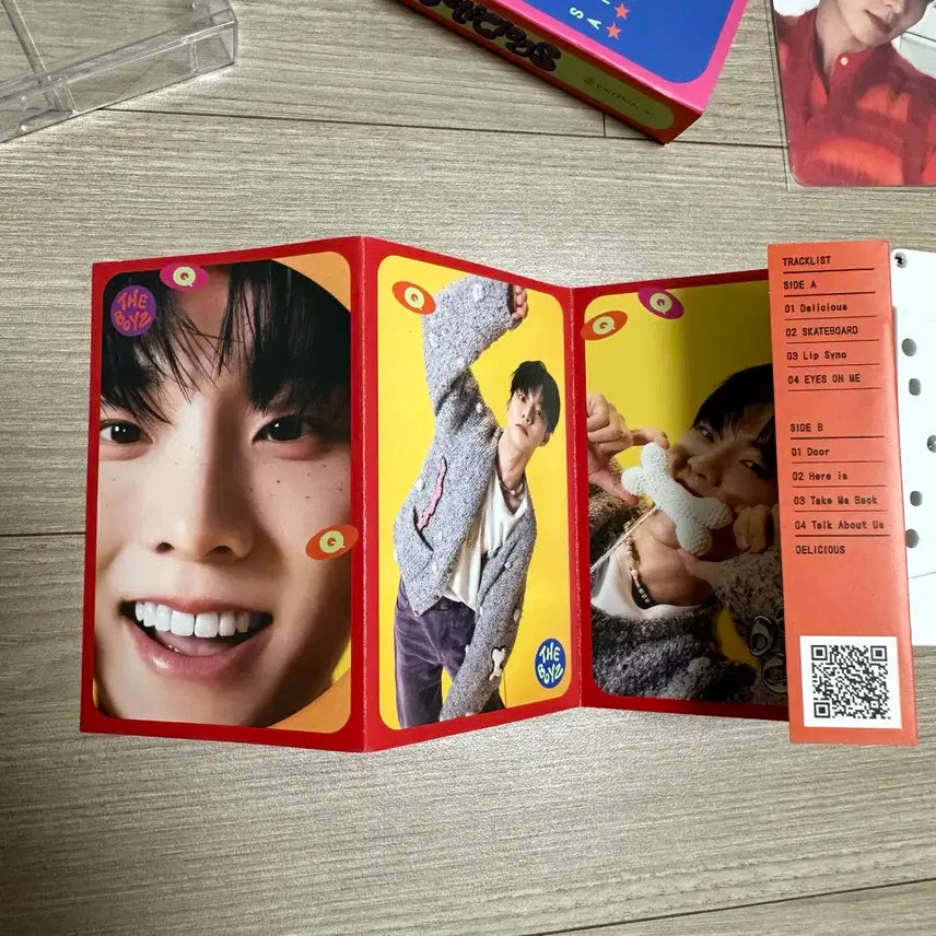 더보이즈 큐 딜리셔스 카세트 앨범 일본 포카 포토카드