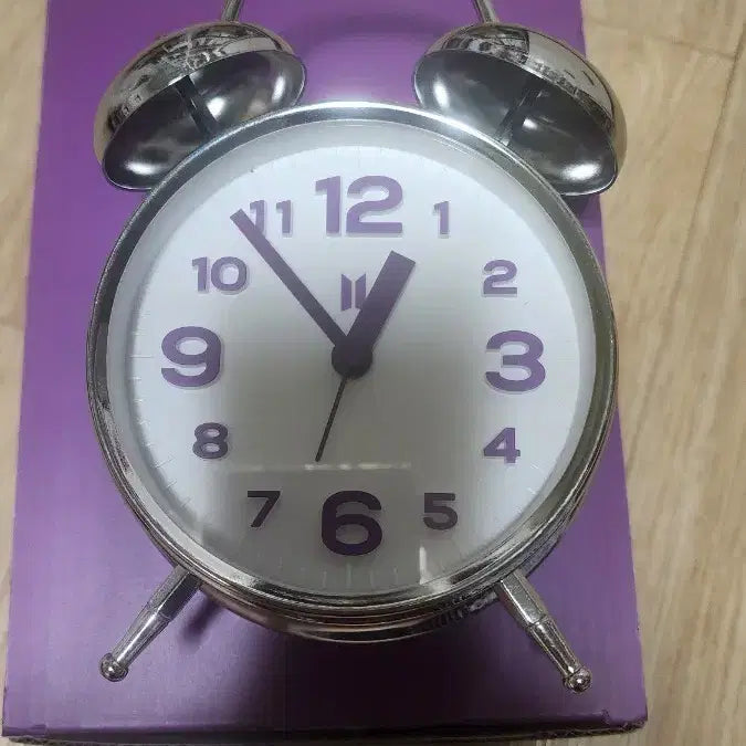 방탄소년단 BTS 머치9 알람 시계 퍼플 에디션