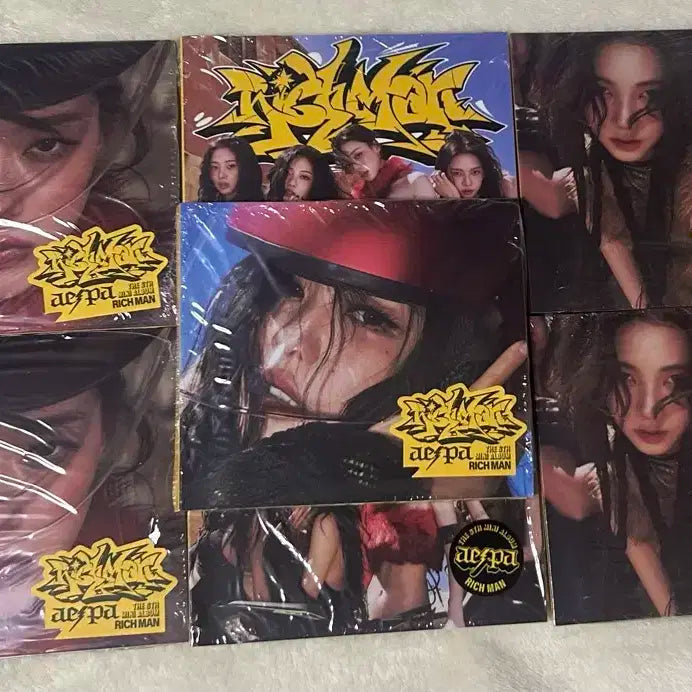 에스파 리치맨 BURST 버전 미개봉 앨범 판매합니다