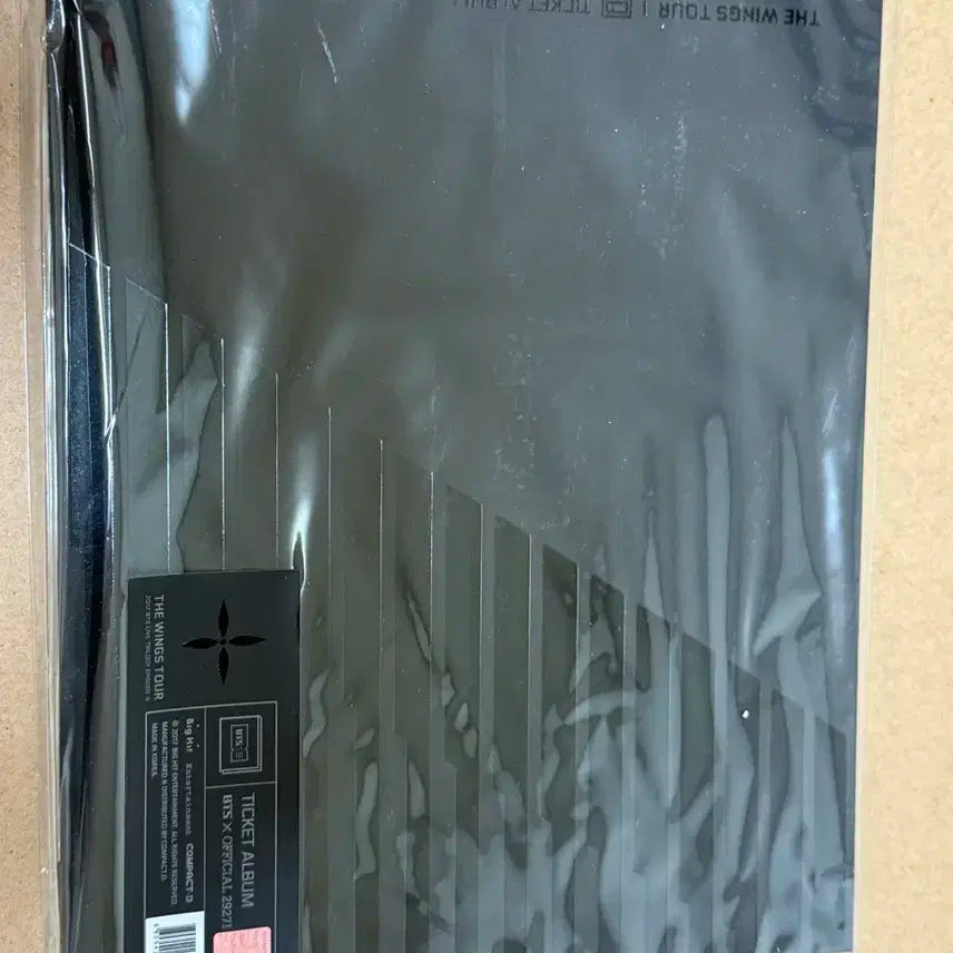 방탄소년단 윙스 투어 티켓 앨범 미개봉