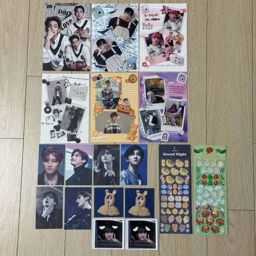 몬스타엑스 비공식 굿즈 엽서 스티커 포토카드 포카