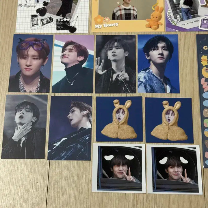 몬스타엑스 비공식 굿즈 엽서 스티커 포토카드 포카