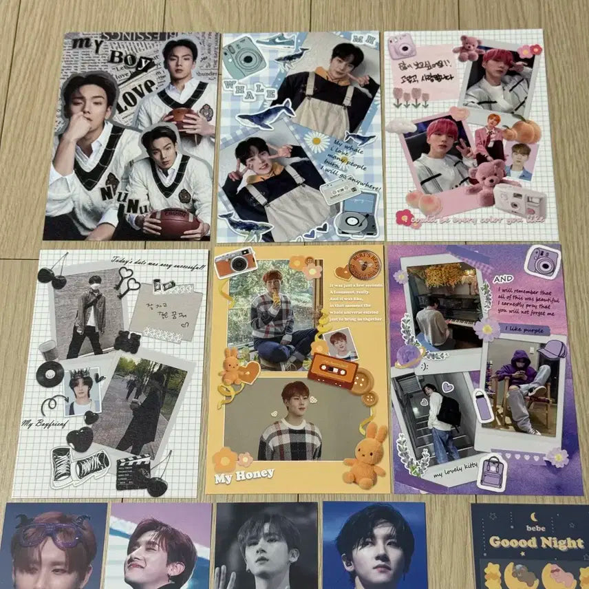 몬스타엑스 비공식 굿즈 엽서 스티커 포토카드 포카