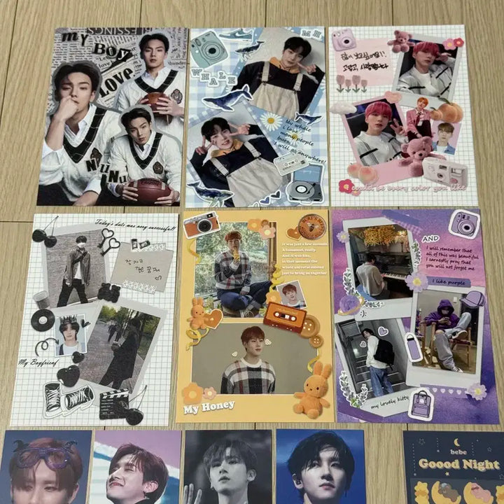 몬스타엑스 비공식 굿즈 엽서 스티커 포토카드 포카