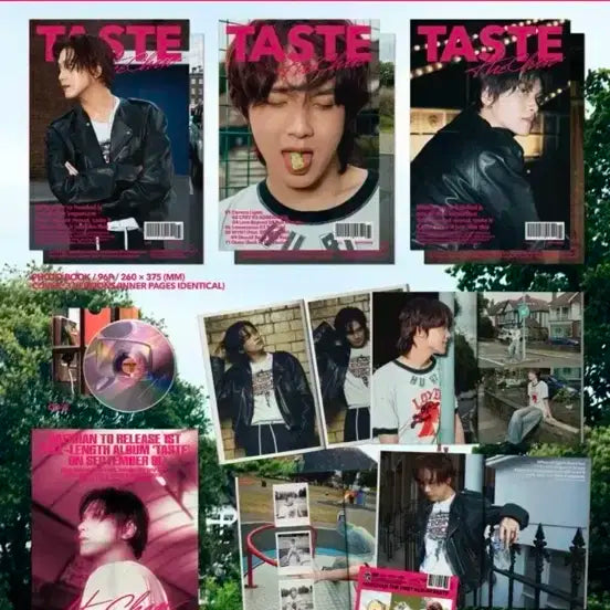 현물) 엔시티 해찬 TASTE 미개봉 앨범 full spread 세트