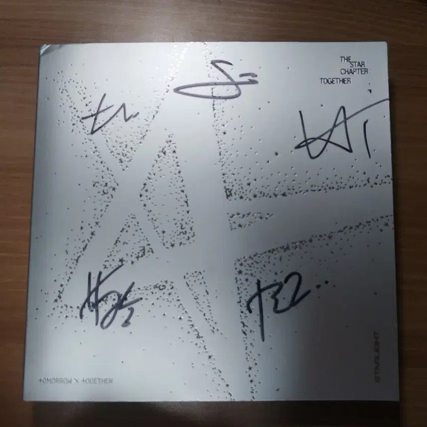 투바투 친필 싸인 앨범 별의장 투게더