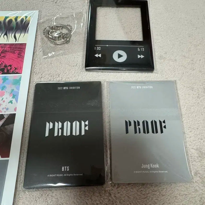 방탄소년단 BTS 하이브인사이트 포토카드 포카 홀더 풀셋 프루프 전시회