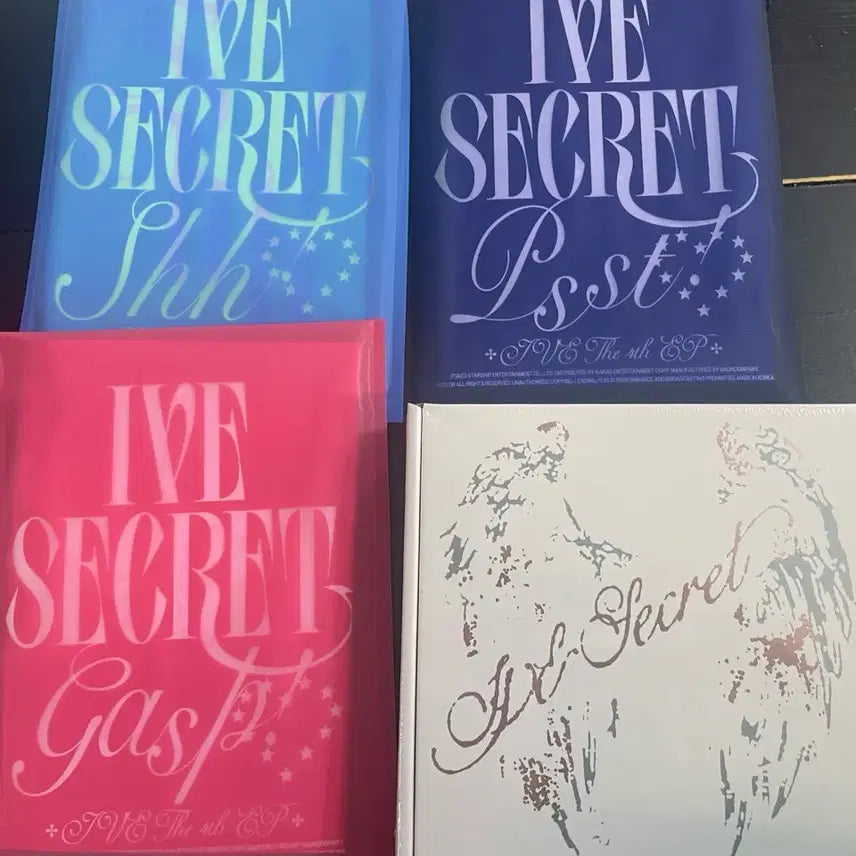 4종 세트 아이브 시크릿 xoxz 미개봉 앨범