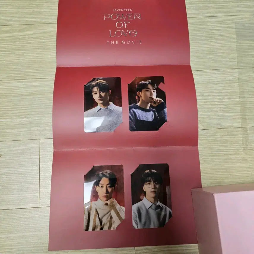 세븐틴 파워오브 러브 특전 퍼포팀 투명카드