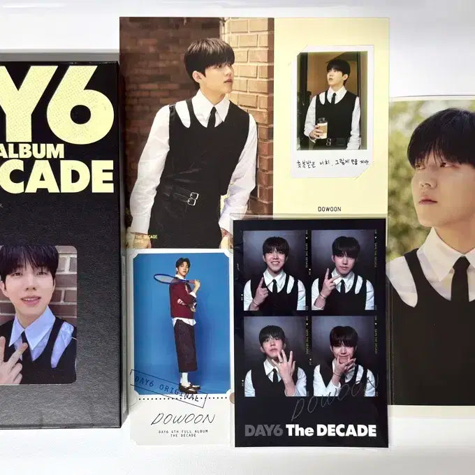 데이식스 더데케이드 개봉 앨범 시티버전 도운 풀세트 포카 메시지포토 네컷