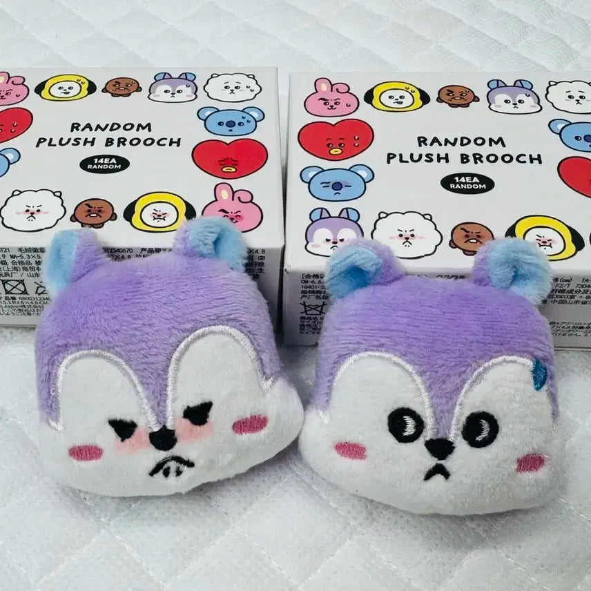 bt21 랜덤 브로치 망이