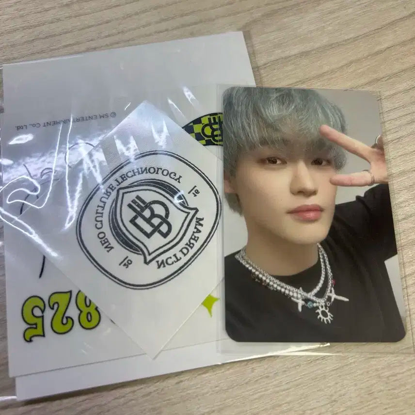 NCT 천러 타투 스티커 + 포토카드