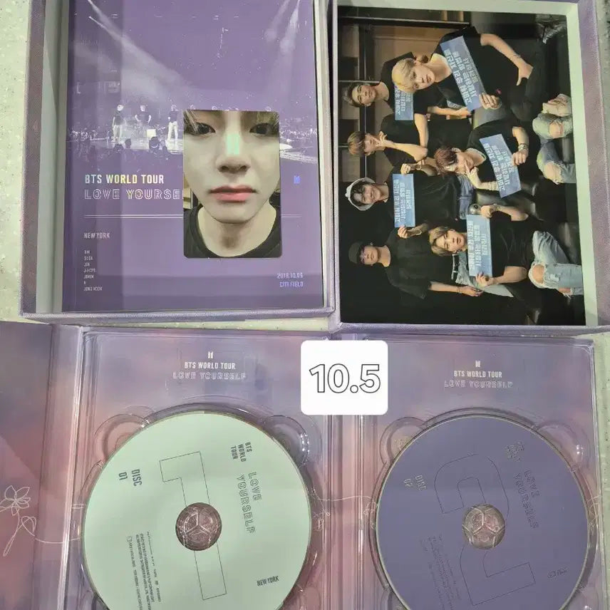 방탄소년단 BTS 럽셀뉴욕 태형풀셋 방탄DVD