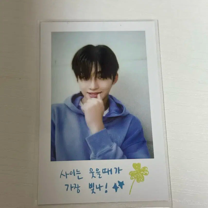 투어스 지훈 TWS 한지훈 포카 시즌그리팅