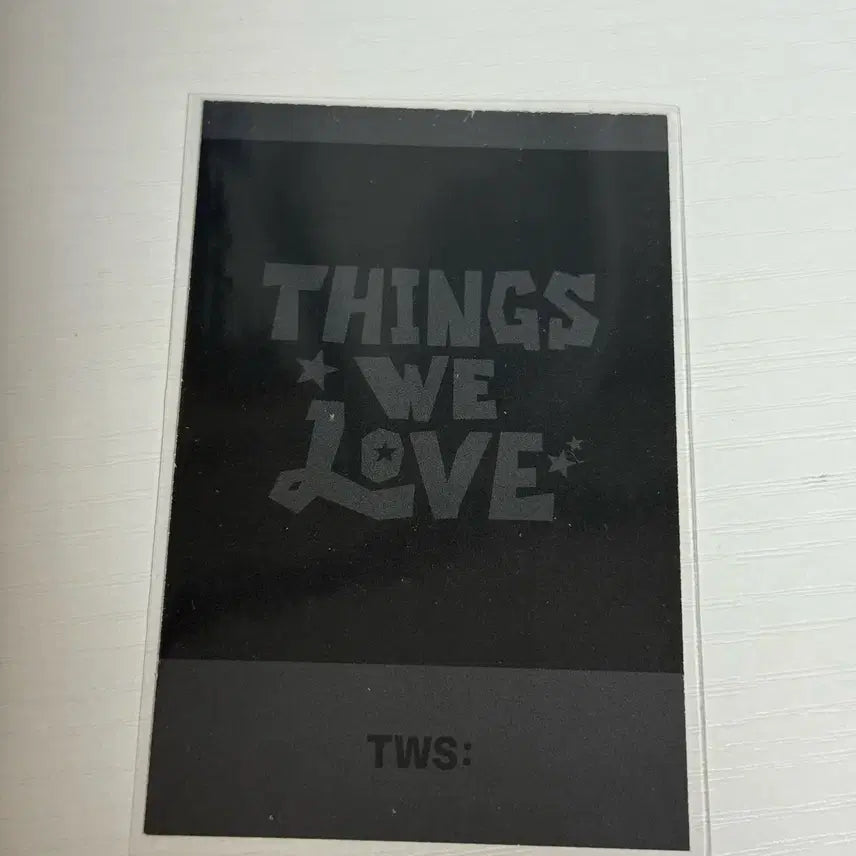 투어스 지훈 TWS 한지훈 포카 시즌그리팅