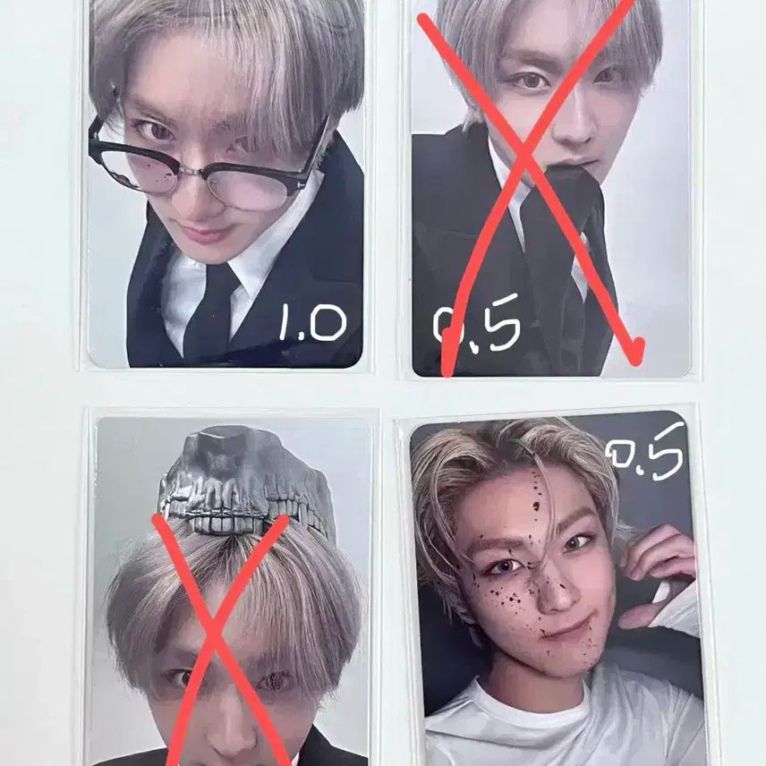 엔하이픈 디자이어 언리쉬 앨범 정원 포카 안경 정장