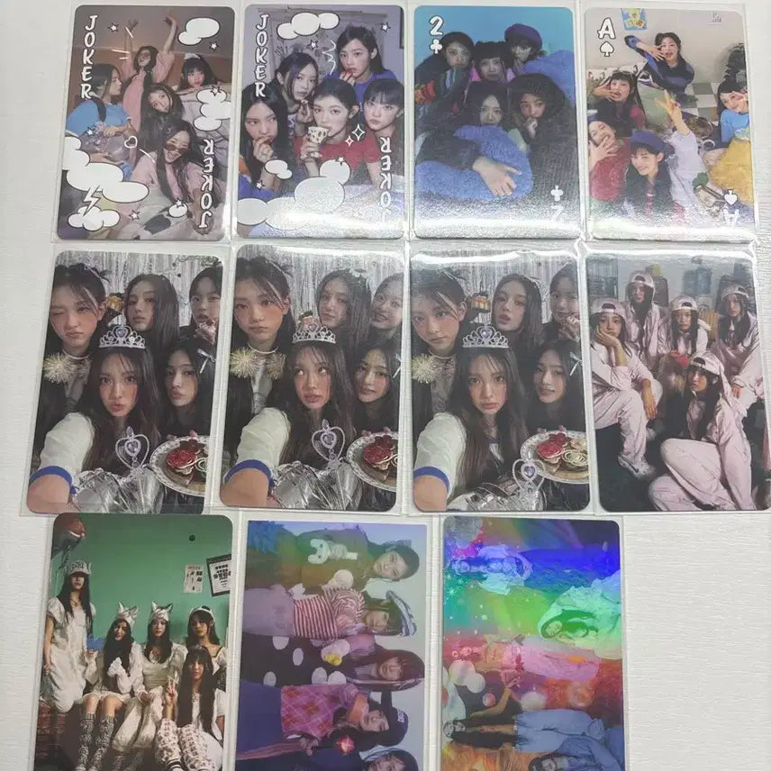 뉴진스 엔제이지 단체포카 시즌그리팅,특전 미공포 일괄판매