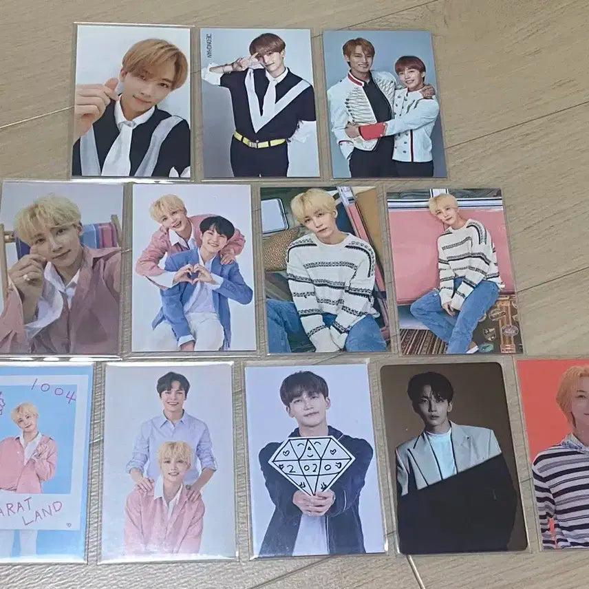 세븐틴 정한 윤정한 트레카 포카 일괄 양도 판매 민규 호시 버논 캐럿랜드