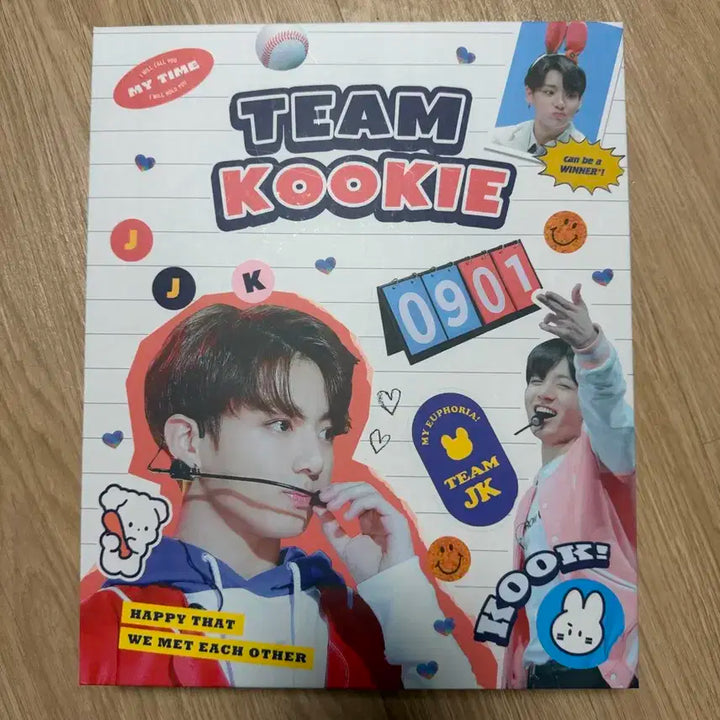 방탄소년단 정국 팀쿠키 포카 A4 바인더