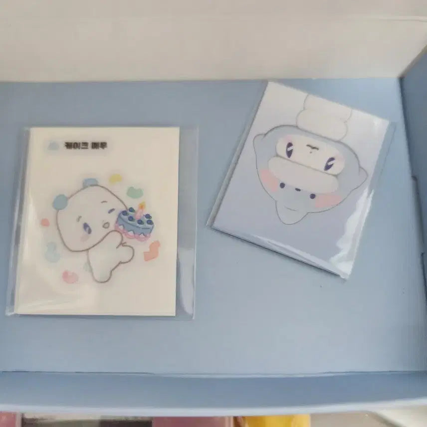 플레이브 예준 생일키트 마스킹 테이프 + 몌무 스티커 사진
