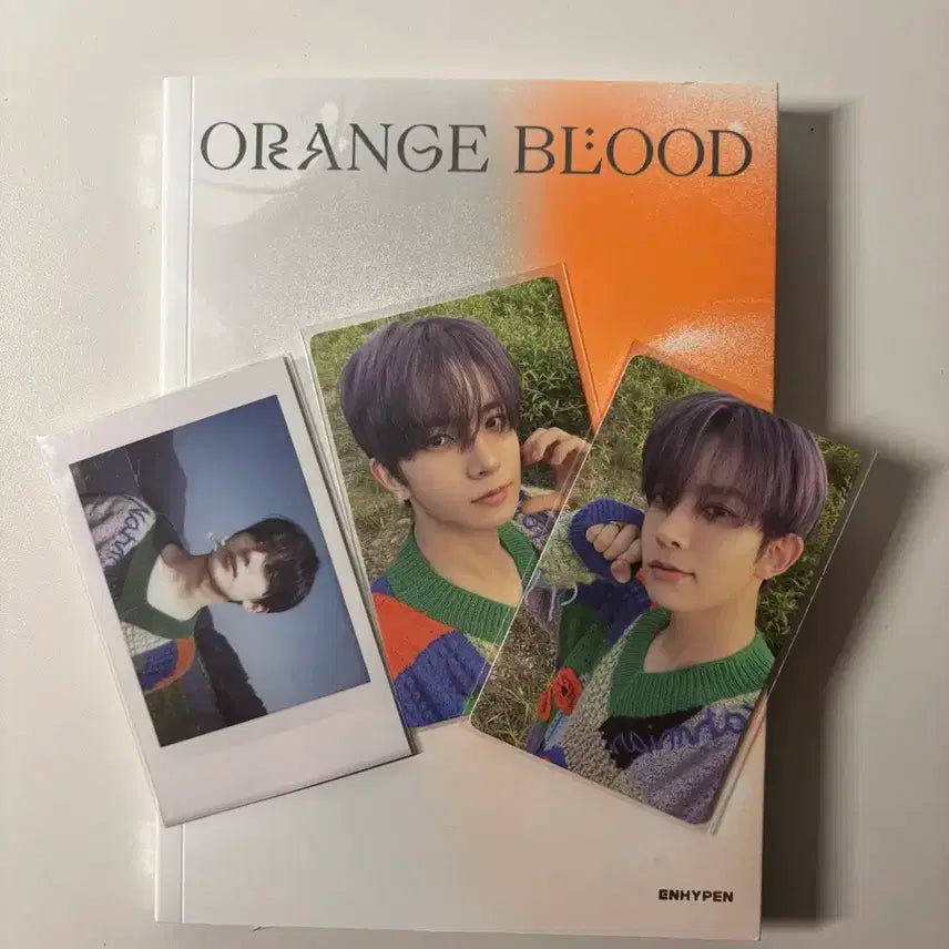 엔하이픈 희승 오랜지 블러드 포카 풀세트 양도 판매