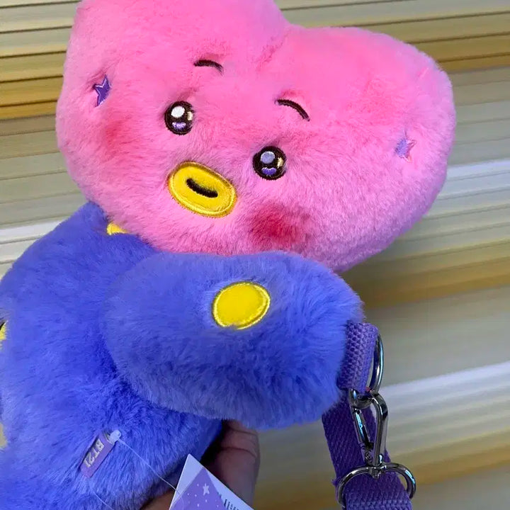 (한정판매)BT21 더 저니 안아줘요 인형 크로스백 TATA