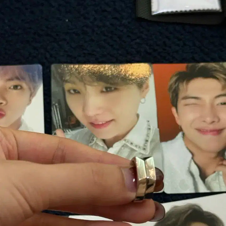 [BTS 방탄 굿즈] 스픽콘 굿즈 반지 포토카드 풀세트