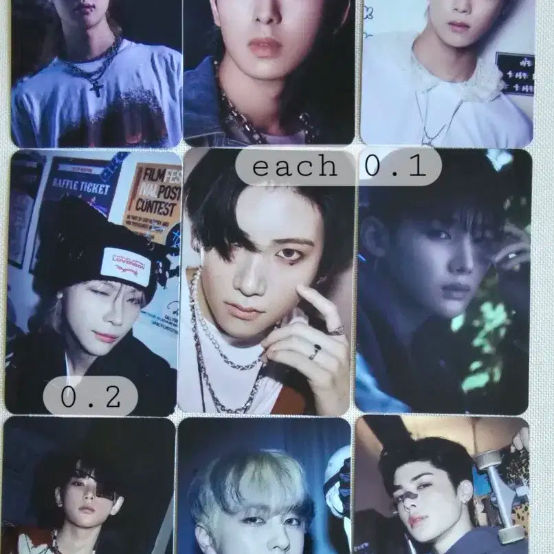 앤팀 &team CU 씨유 pob 미공포 럭드 럭키드로우 포카 양도