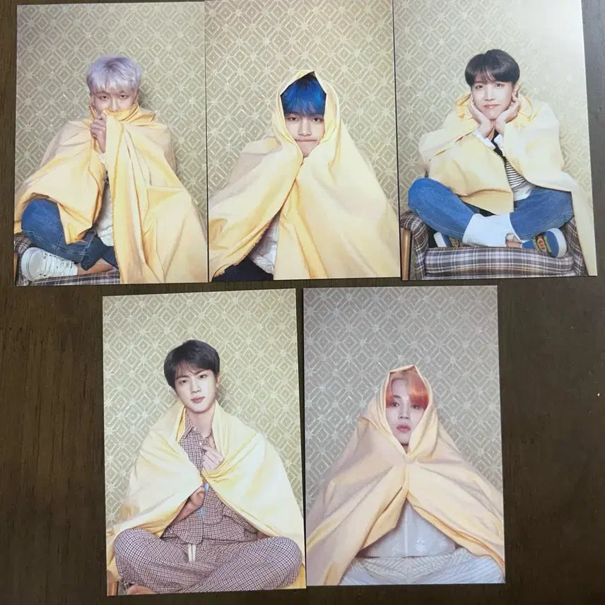 방탄소년단 맵솔 엽서 5종 일괄 양도 남준 뷔 태형 제이홉 석진 지민