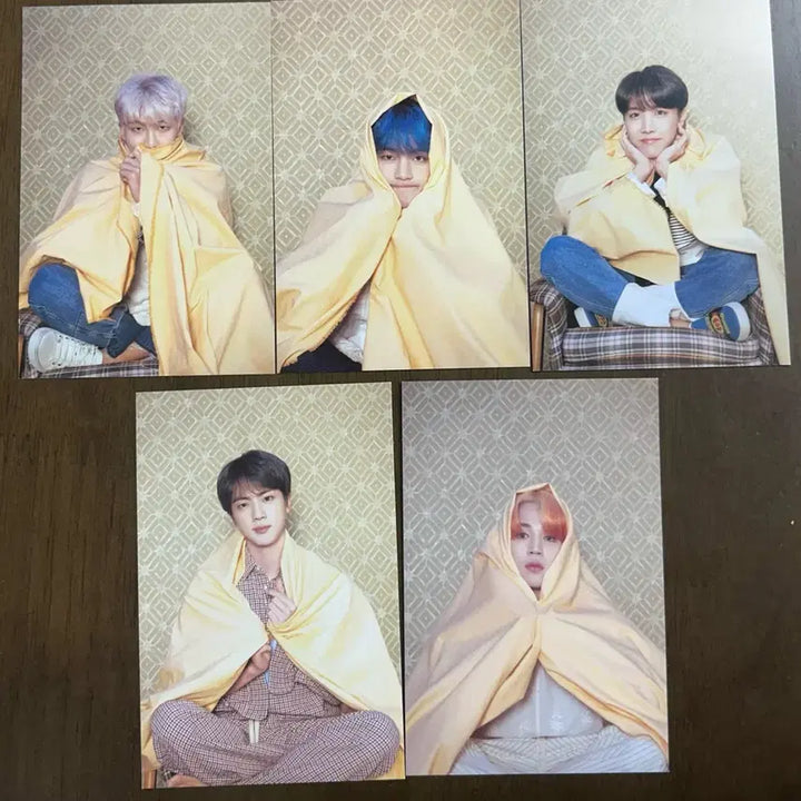방탄소년단 맵솔 엽서 5종 일괄 양도 남준 뷔 태형 제이홉 석진 지민