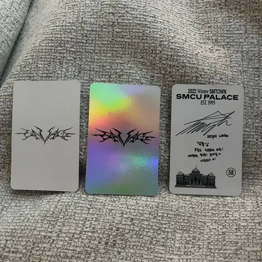 에스파 포토카드 포카 카리나 윈터