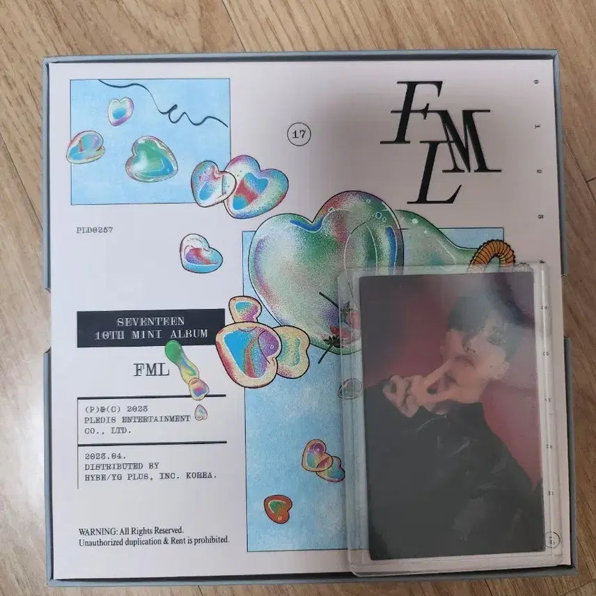 fml 캐럿반 세븐틴 앨범 조슈아풀셋 (특전포카호시)