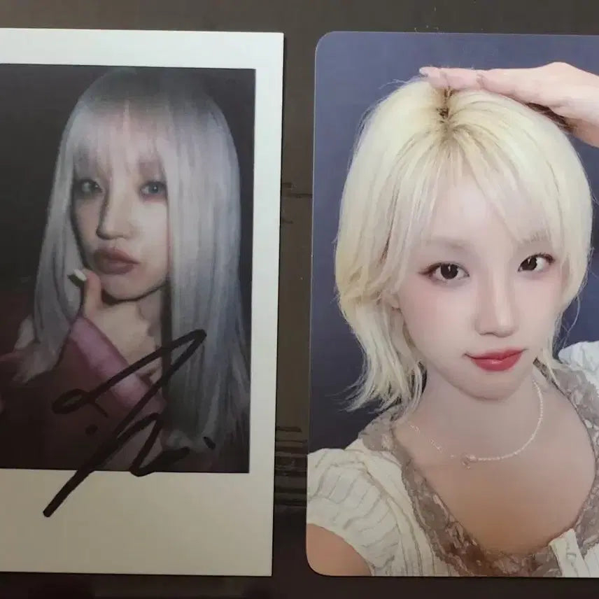 2장)아이들 우기 에버라인 럭드 미공포 포카 포토카드 IDLE 여자아이들