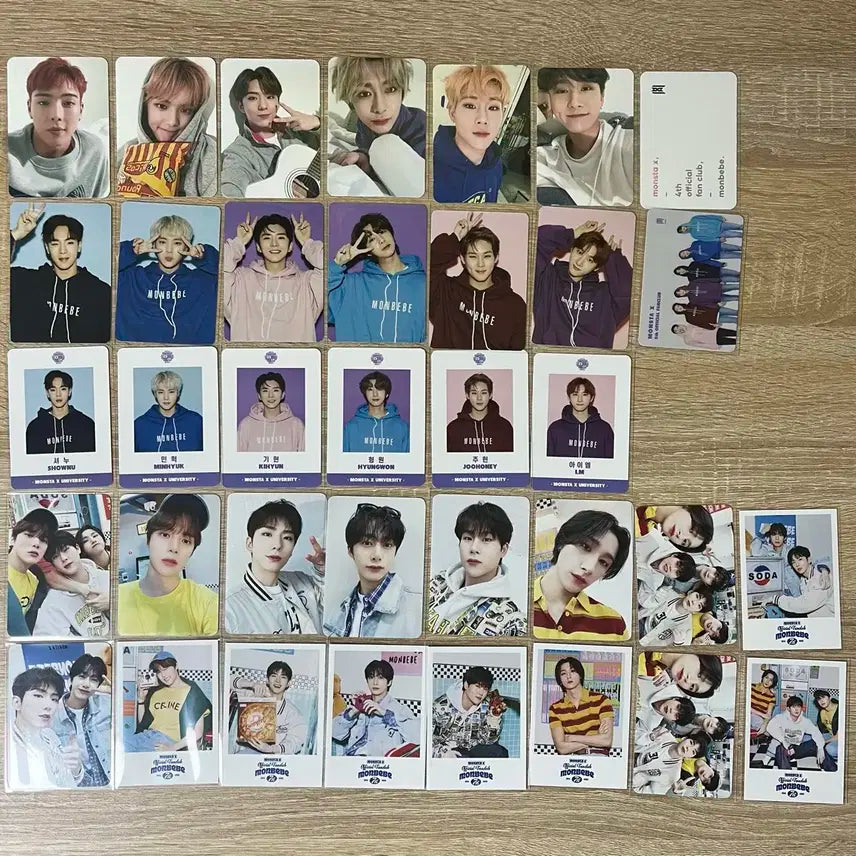 ((73장)) 몬스타엑스 몬엑 공식 몬베베 키트 포카 일괄