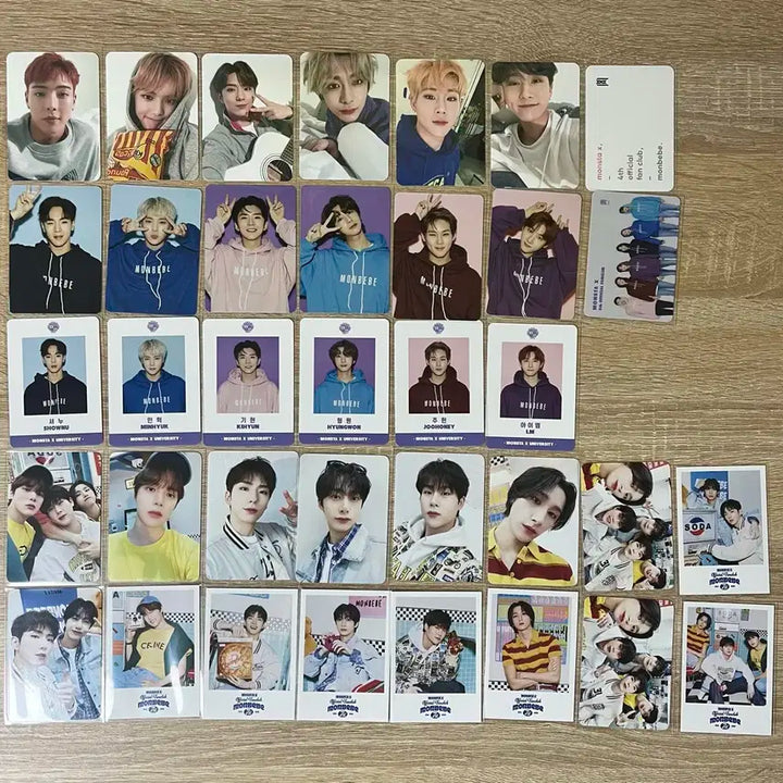 ((73장)) 몬스타엑스 몬엑 공식 몬베베 키트 포카 일괄