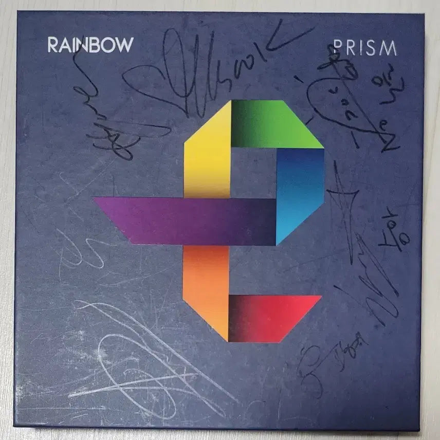 레인보우 4집 미니앨범 <Prism> | 싸인반