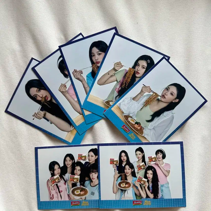 뉴진스 미고랭라면 포토카드 폴라로이드